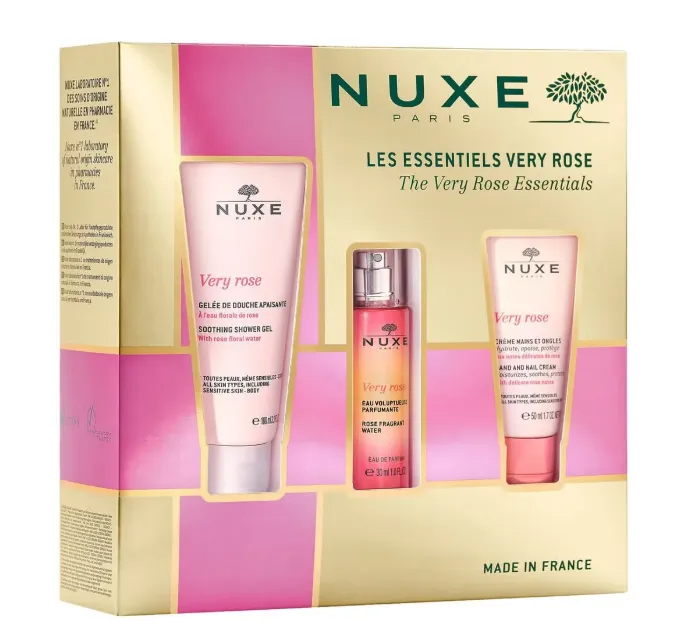 NUXE COFFRET LES ESSENTIELS VERY ROSE