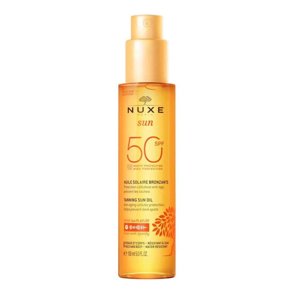 [3264680032608] NUXE SUN HUILE SOLAIRE BRONZANTE SPF50 150ML