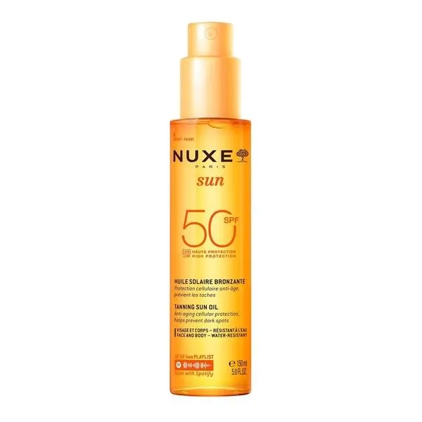 NUXE SUN HUILE SOLAIRE BRONZANTE SPF50 150ML