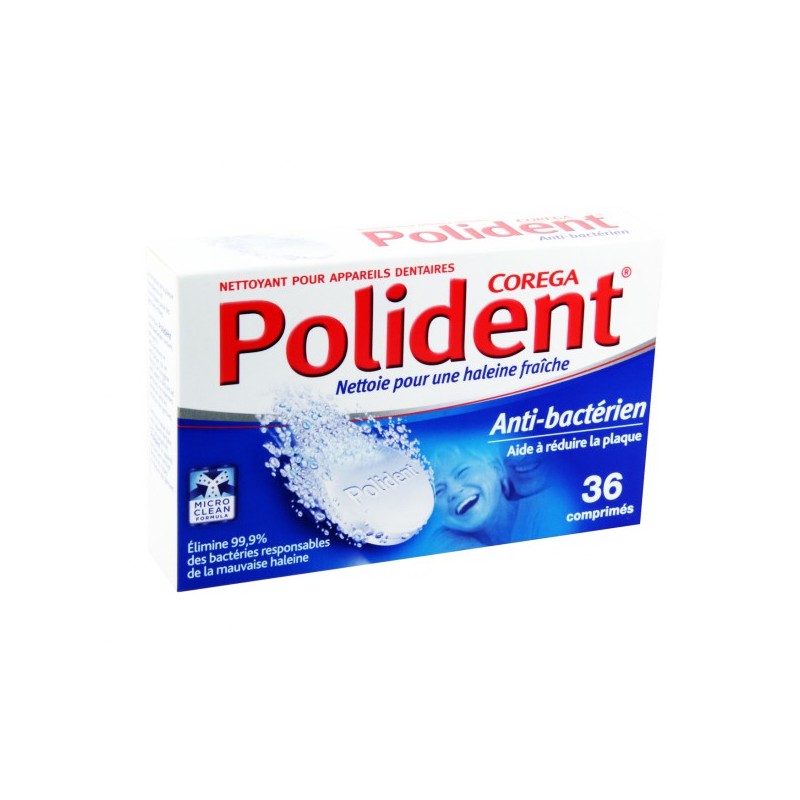 PARODONTAX POLIDENT NETTOYANT PROTHESE DENTAIRE 36 COMPRIMES