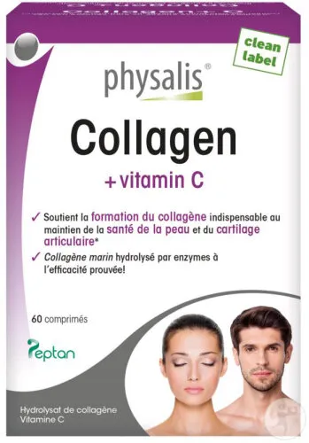 PHYSALIS COLLAGEN + VIT C - 60 COMPRIMES