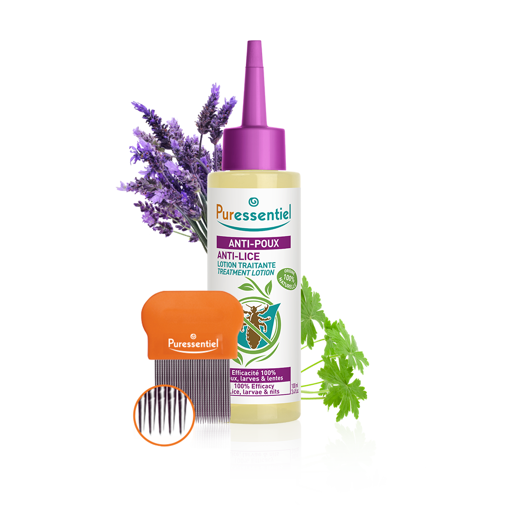 [3401098489505] PURESSENTIEL ANTI-POUX LOTION TRAITANTE 100ML + PEIGNE