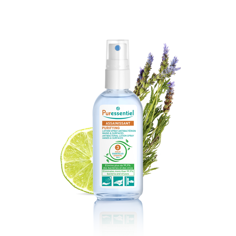 [00570029] PURESSENTIEL ASSAINISSANT LOTION SPRAY ANTI-BACTERIEN 80ML