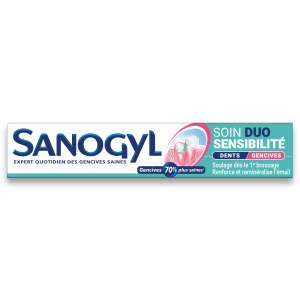 SANOGYL DENTIFRICE SOIN DUO SENSIBILITE DENTS ET GENCIVES 75ML