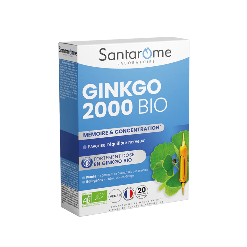 SANTAROME GINGKO 2000 BIO - 20*10ML