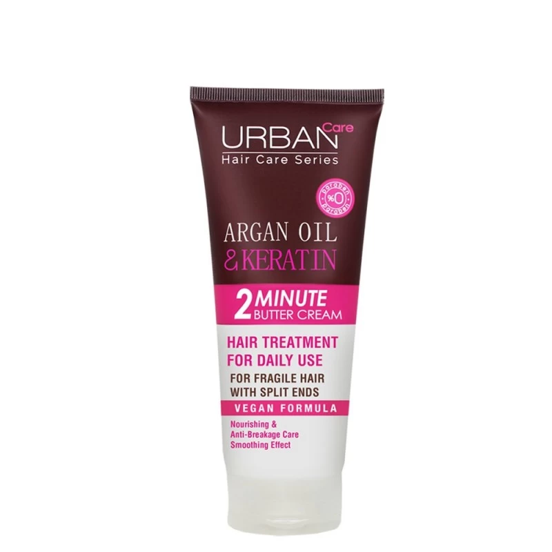 [8680690703812] URBAN CARE ARGAN OIL ET KERATIN 2MIN BUTTER CREAM MASK 200ML