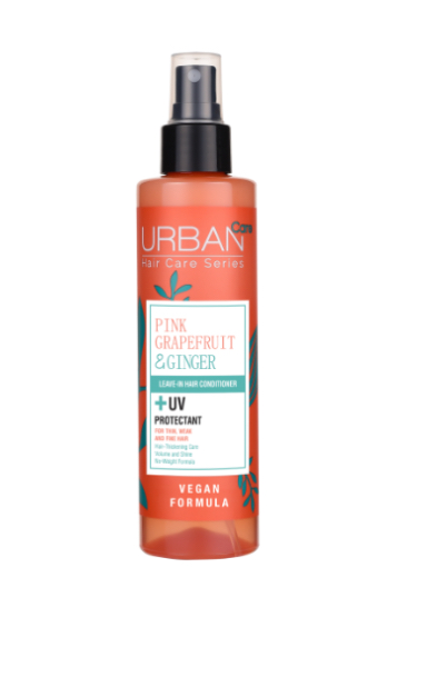 URBAN CARE PINK GRAPEFRUIT ET GINGER LEAVE-IN CONDITIONER SPRAY 200ML