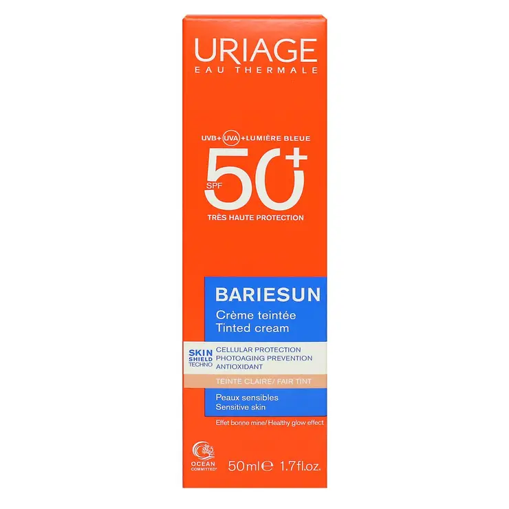 URIAGE BARIESUN CREME TEINTEE CLAIRE SPF50+ 50ML