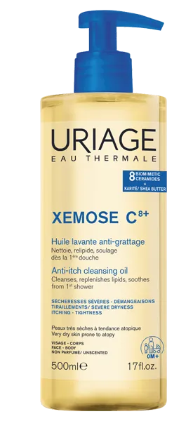 URIAGE XEMOSE HUILE LAVANTE APAISANTE 500ML