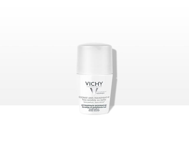 VICHY DEODORANT 48H  ANTI-TRANSPIRANT APAISANT PEAU SENSIBLE OU EPILEE ROLL-ON 50ML