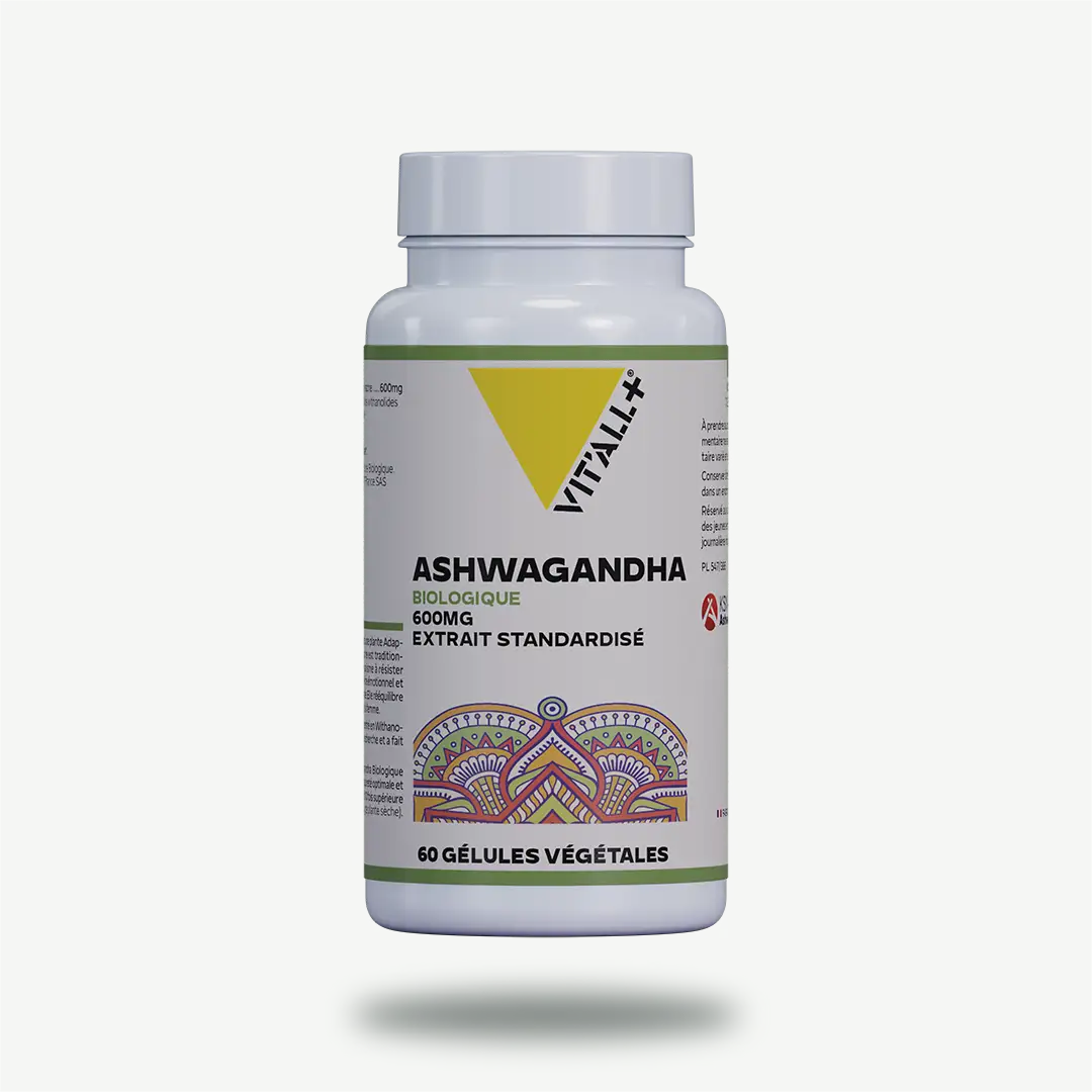 VITALL+ MAGNESIUM BISGLYCINATE + VIT B6 ET D3 - 60 GELULES