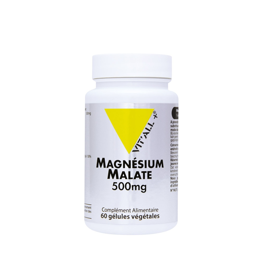 VITALL+ MAGNESIUM MALATE 500MG - 60 GELULES