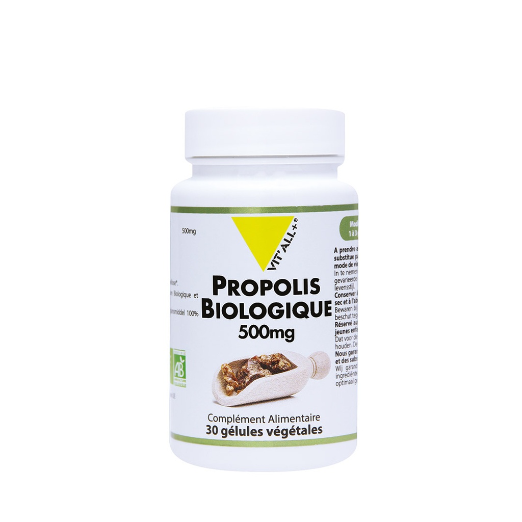VITALL+ PROPOLIS BIO 500MG - 30 GELULES