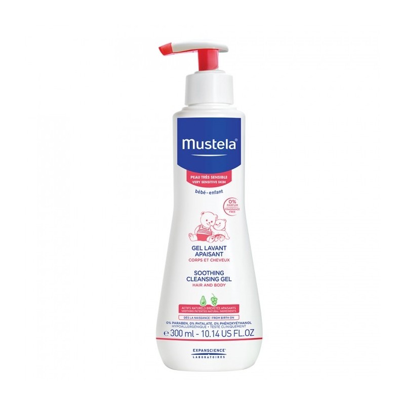 MUSTELA GEL LAVANT APAISANT 300ML