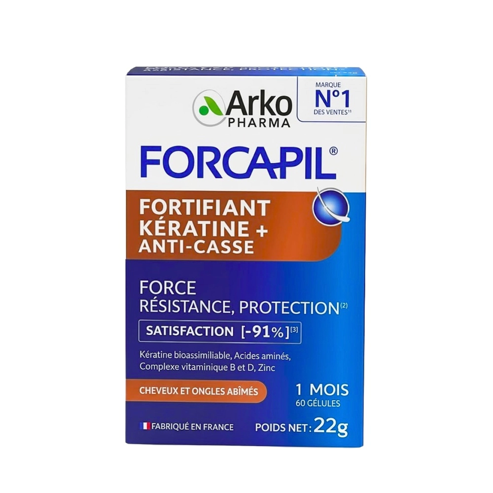 [3578835123029] ARKOPHARMA FORCAPIL FORTIFIANT KERATINE+ - 60 GÉLULES