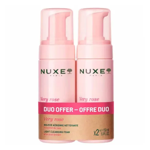 NUXE PACK VERY ROSE MOUSSE DEMAQUILLANTE 2*150ML