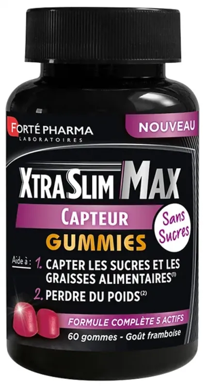 FORTE PHARMA XTRA SLIM MAX CAPTEUR - 60 GOMMES