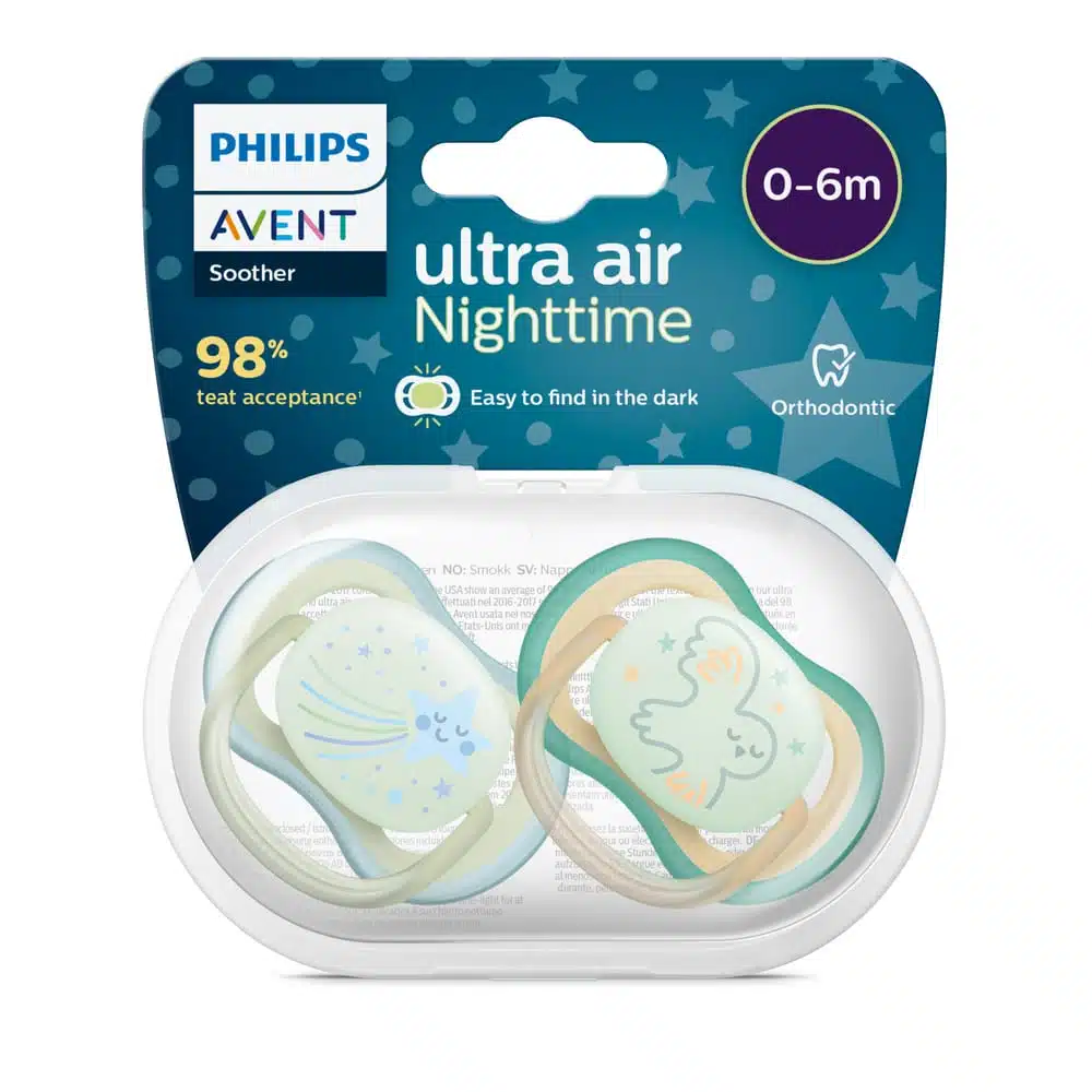 AVENT SUCETTES ULTRA AIR NIGHT 0-6