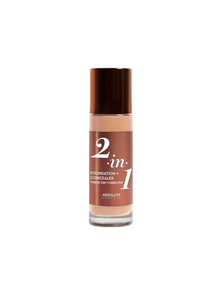 [888432949063] ABSOLUTE NY 2IN1 FOUNDATION & CONCEALER - NEUTRAL SHELL MFFC02