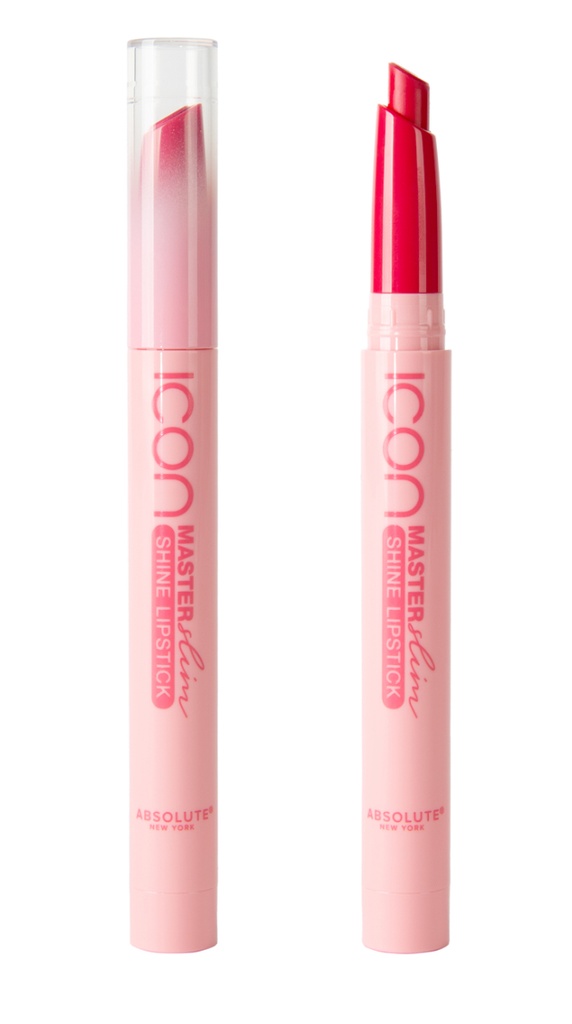 ABSOLUTE NY MASTER SLIM SHINE LIPSTICK - VIVID RASPBERRY MLSS27