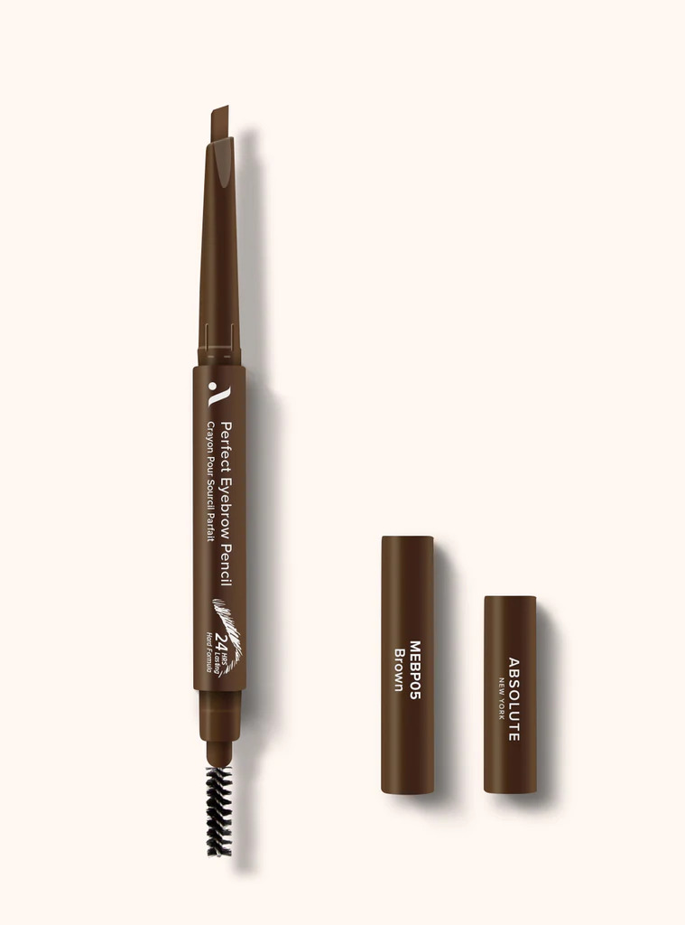[888432963083] ABSOLUTE NY PERFECT EYEBROW PENCIL HARD FORMULA - BROWN MEBP05