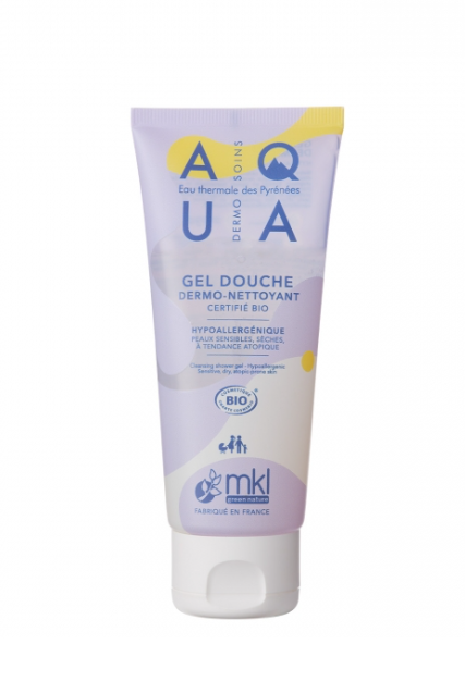 [3760162124187] MKL AQUA GEL DOUCHE DERMO-NETTOYANT BIO 100ML