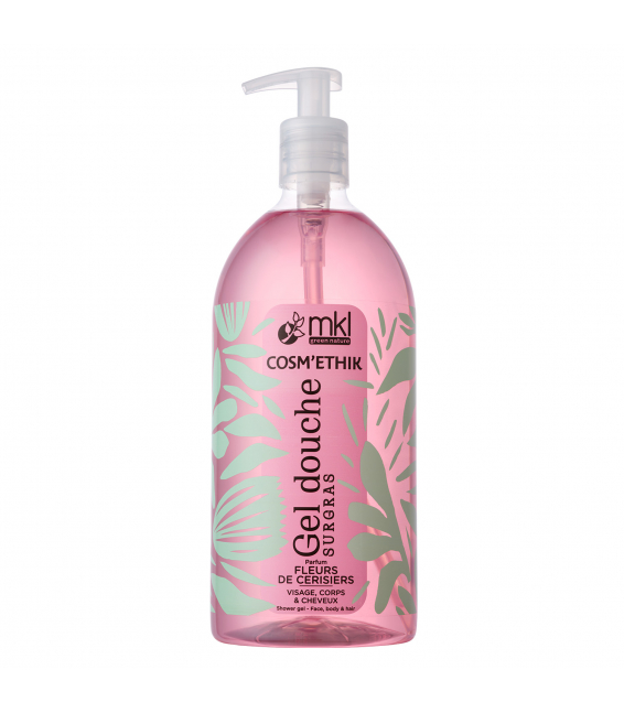 [3760162121056] MKL COSM'ETHIK GEL DOUCHE FLEURS DE CERISIERS BIO 1L