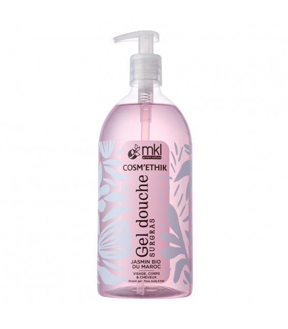 [3760162124330] MKL COSM'ETHIK GEL DOUCHE JASMIN BIO 1L
