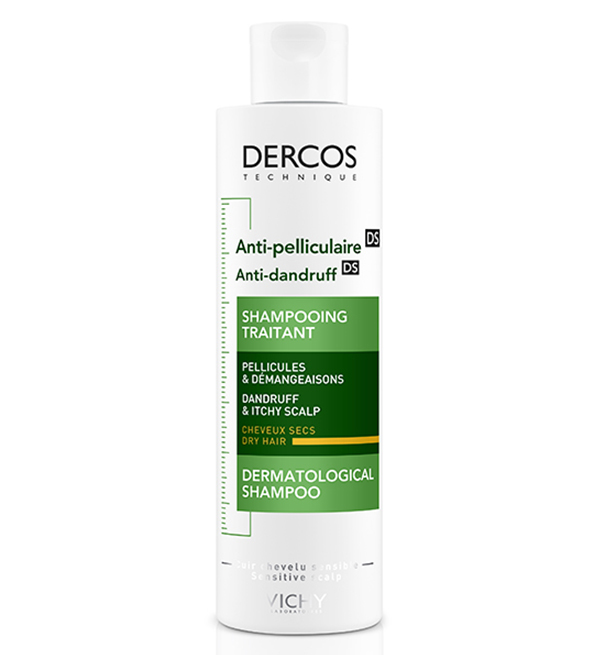 [3337871330262] VICHY DERCOS ANTI-PELLICULAIRE DS SHAMPOOING TRAITANT CHEVEUX SECS 200ML