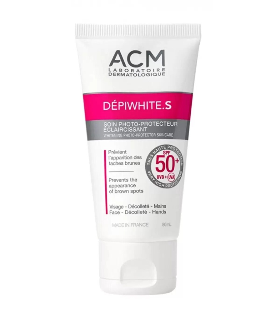 [3760095250342] ACM DEPIWHITE S SOIN PHOTOPROTECTEUR ECLAIRCISSANT SPF50+ 50ML