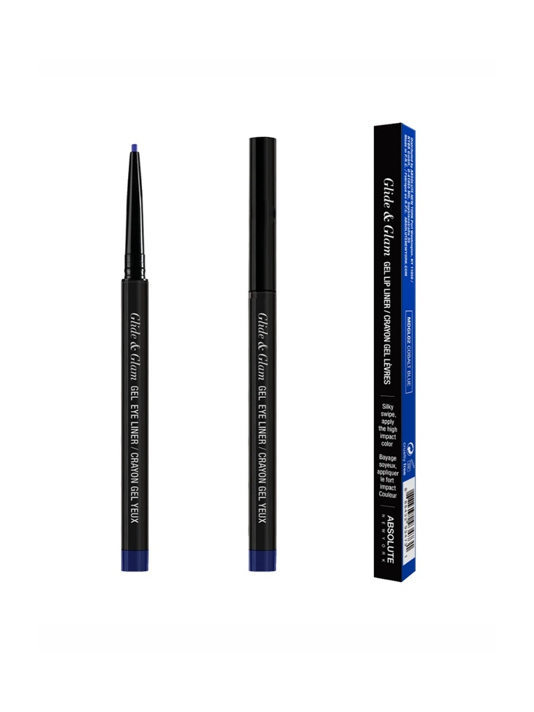 ABSOLUTE NY GLIDE ET GLAM GEL EYELINER - COBALT BLUE MDGL02
