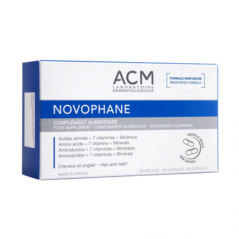 ACM NOVOPHANE COMPLEMENT ALIMENTAIRE CHEVEUX ET ONGLES - 60 GELULES