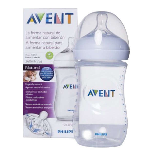 AVENT BIBERON NATURAL 260ML/9OZ