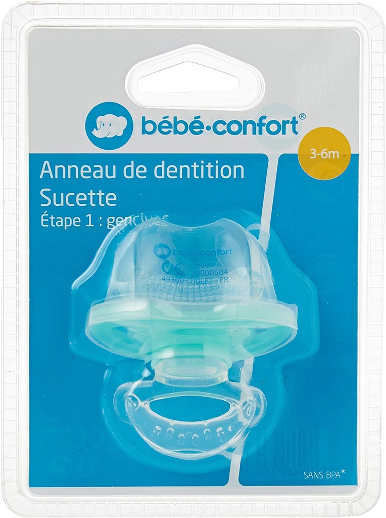 BEBE CONFORT ANNEAU DE DENTITON SUC ETAPE1 3-6M