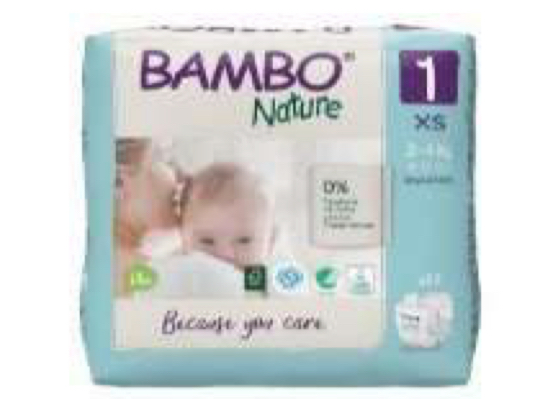 BIO LIFE BAMBO NATURE COUCHES BEBE T1 2-4KG 22U