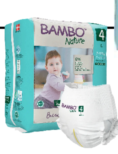 BIO LIFE BAMBO NATURE COUCHES-CULOTTES T4 7-12KG 20U