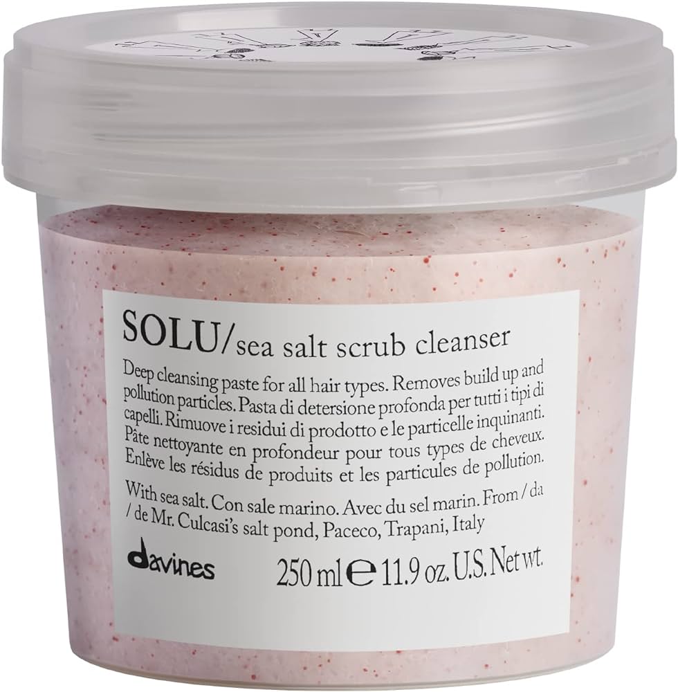 DAVINES SOLU/ SEA SALT SCRUB CLEANSER 250ML