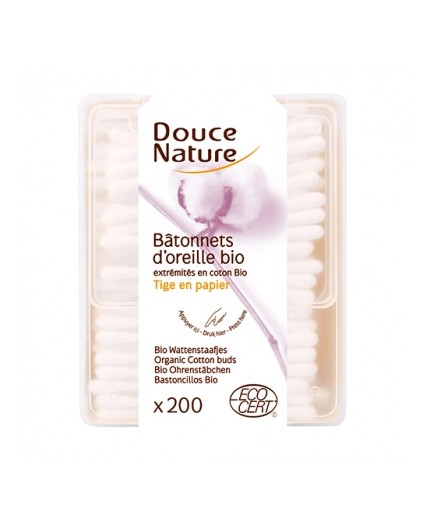 DOUCE NATURE BATONNETS D'OREILLE BIO 200U
