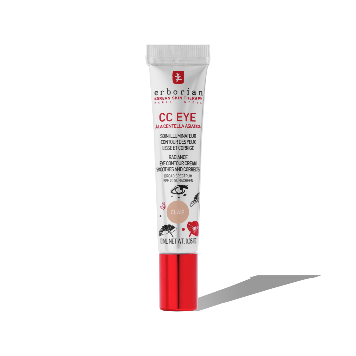 ERBORIAN CC EYE A LA CENTELLA ASIATICA SPF20 - CLAIR 10ML