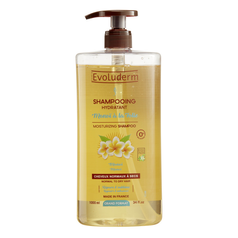 EVOLUDERM SHAMPOOING HYDRATANT MONOI 1L
