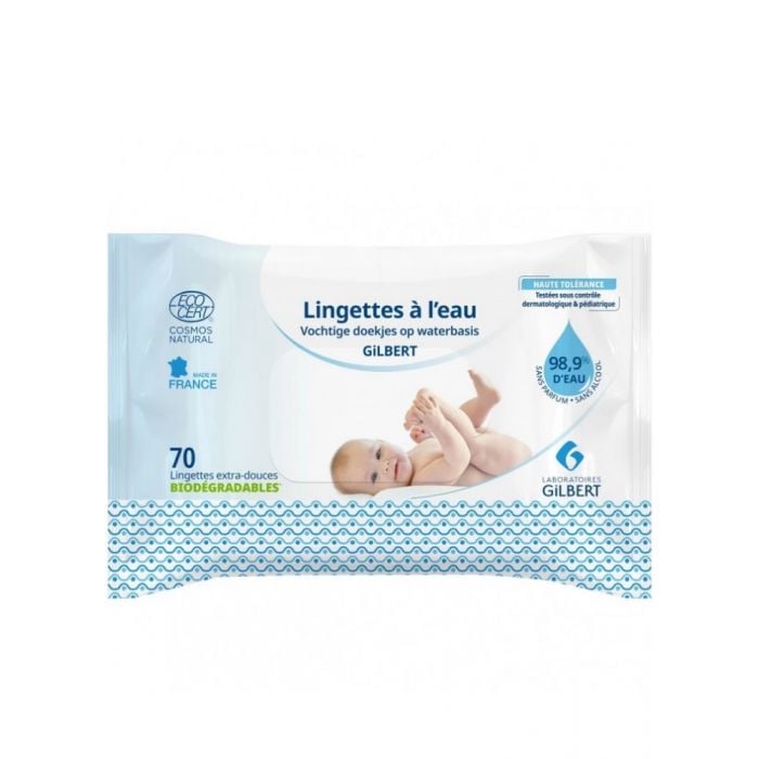GILBERT LINGETTES A L' EAU BIODEGRADABLES 70U