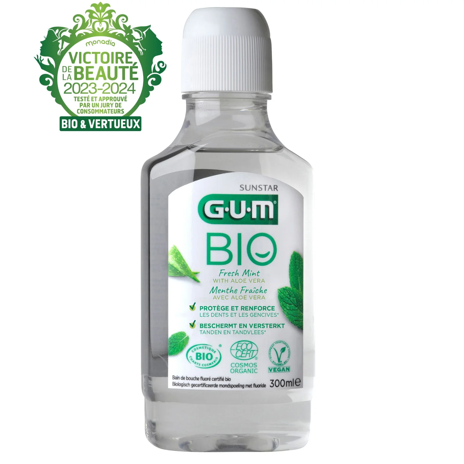 GUM BAIN DE BOUCHE BIO FRESH MINT 300ML