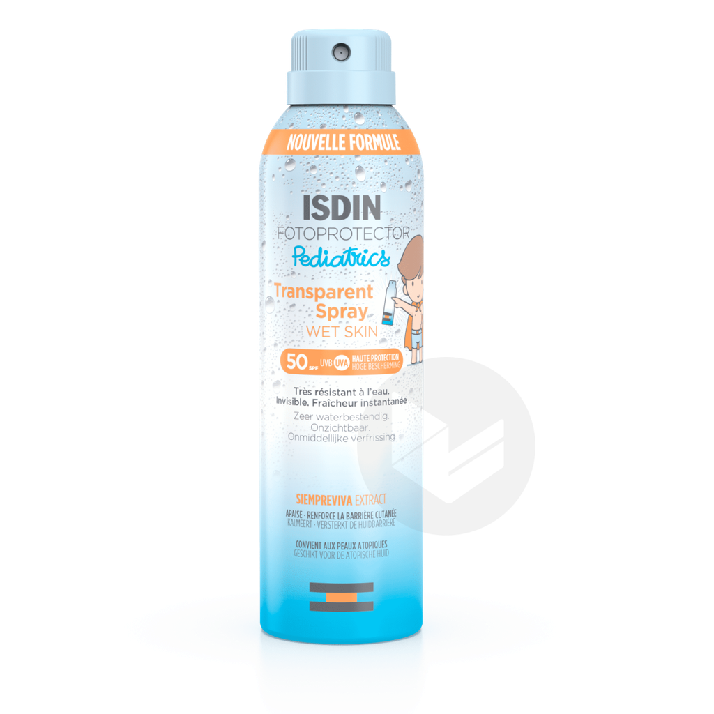 ISDIN SOLAIRE PEDIATRICS TRANSPARENT SPRAY SPF50+ 250ML