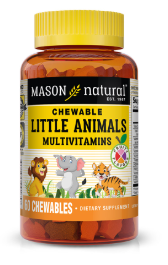 MASON NATURAL LITTLE ANIMALS MULTIVITAMINS 60 CHEWABLES
