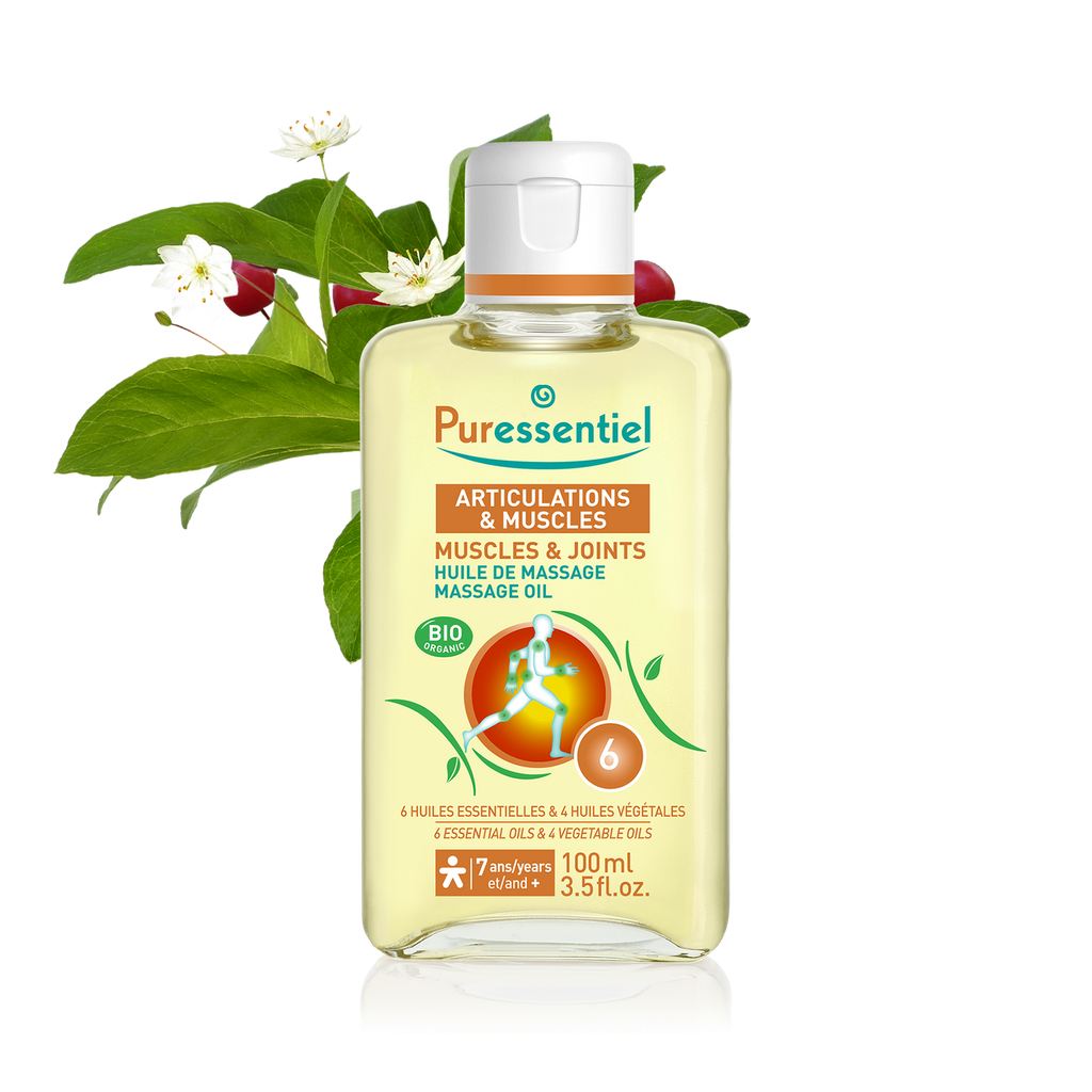 PURESSENTIEL ARTICULATIONS ET MUSCLES HUILE DE MASSAGE BIO ARNICA 100ML