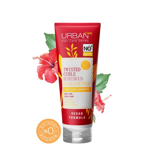 URBAN CARE TWISTED CURLS HIBISCUS ET SHEA BUTTER SHAMPOO 250ML