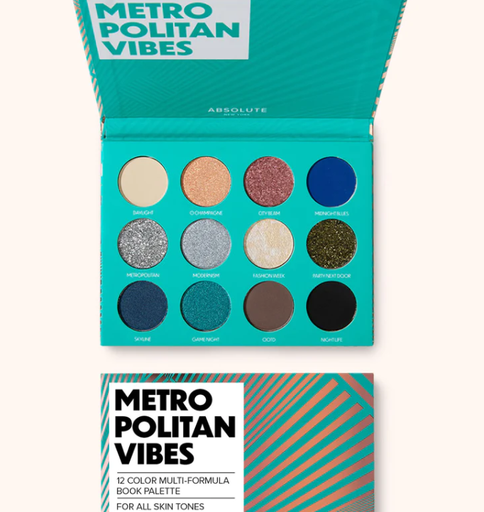 ABSOLUTE NY 12 COLOR PALETTE - METROPOLITAN VIBES MESP02